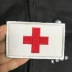 Chữ Thập đỏ Cứu Hộ Logo Ma Thuật Sticker Cứu Hộ Armband Chữ Thập Đỏ Ba Lô Sticker Đẹp Thêu Dán