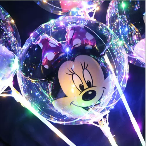 Новые выпуск световых изданий, маленькие подарки, чтобы дать детям девочки сканировать код, красные волны красного шарика, горячие продавцы игрушки