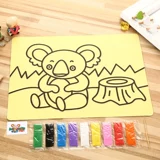 Бумага для рисования для детского сада, цветной песок, «сделай сам», подарок на день рождения