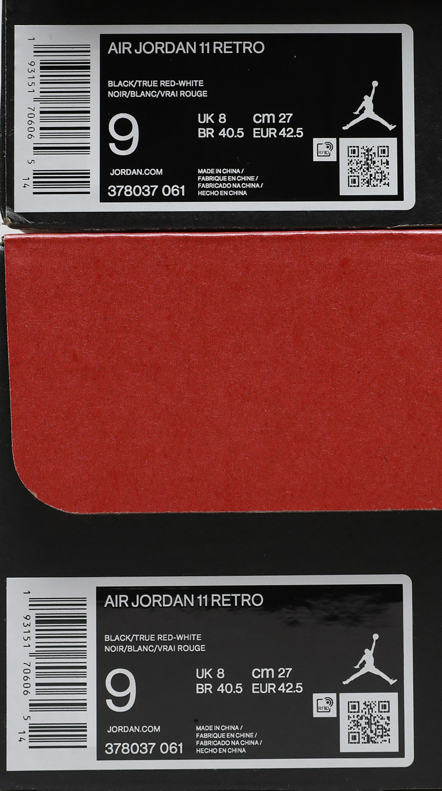 细节告诉你,19款aj11黑红的做工