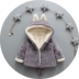 CW81009 mùa đông trẻ em áo bông bé gái áo len len 0-4 tuổi bé áo bông độn bexinhshop shop Áo khoác