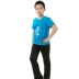Ben Qiaodi cậu bé ngắn tay áo thể dục thể dục nhịp điệu quần áo bông quần áo khiêu vũ tập thể dục quần áo thể dục dụng cụ trang phục
