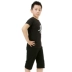 Ban qiaodi cậu bé ngắn tay áo quần thể dục thể dục nhịp điệu quần áo bông nhảy quần áo tập thể dục quần áo thể dục dụng cụ trang phục