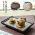 Clubhouse phòng trà Zen trà khô khay trà nhà phòng khách Nhật Bản khay trà văn phòng gỗ rắn khay trà đồ dùng nhà bếp bằng gỗ Tấm