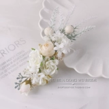 Белый сиреневый аксессуар для волос для невесты, широкая цветовая палитра, в цветочек, японские и корейские