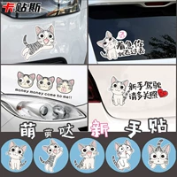 Сырная кошка водителя для водителя новичка Cat Car Cover Cover Scratch Scratch Personal