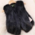 Fur vest chống mùa giải phóng mặt bằng fox fur horse clip scorpion tóc đen mùa thu và áo khoác mùa đông đoạn ngắn lông thú thật