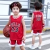 Trẻ em đồng phục bóng rổ 23 cậu bé thể thao mùa hè nhanh chóng làm khô trẻ em thoáng khí của học sinh mẫu giáo quần áo bóng rổ phù hợp với quả bóng rổ tiêu chuẩn	 Bóng rổ