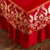 Bông giường bông giường bìa váy bedspread duy nhất mảnh áo cưới dày đỏ giường vợ chồng lớn các doanh nghiệp giường đơn - Váy Petti ga giường viền ren Váy Petti