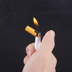 Siêu mịn thuốc lá khói shape mini kim loại siêu mỏng cá tính sáng tạo bánh xe mài inflatable nhẹ hơn mua hai tặng một miễn phí Bật lửa