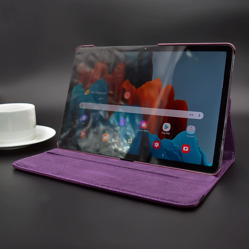 Подходит для Samsung S9FE Tablet Protective Cover Tabs9fe+защитный корпус Galaxytabs8/S7 вращающийся кожаный корпус S9ultra All -Inclusize S9+Anty -Drop 11 -inch Shell S6lite S6lite