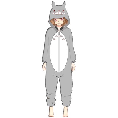 Anime xung quanh Totoro Xiêm đồ ngủ nam giới và phụ nữ dễ thương ...