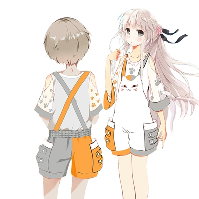 Quần áo anime Natsume bạn bè tài khoản mèo giáo viên khoảng hai nhân dân tệ