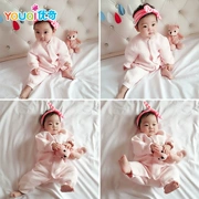Youqi quần áo trẻ em một mảnh ấm áp quần áo mùa thu đông
