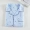 Bộ đồ ngủ cotton gạc mùa xuân và mùa thu quần dài tay hai mảnh cotton Nhật Bản nam nữ phù hợp với dịch vụ gia đình kiểu đồ bộ vải thun bông