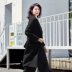 Gao Fan 2019 mới mùa thu và mùa đông áo len dài không cashmere của phụ nữ Áo len hai mặt của Hàn Quốc - Áo Hàn Quốc áo khoác dạ nữ form ngắn Áo Hàn Quốc