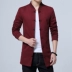 Cộng với nhung Tang phù hợp với nam dài phần phong cách Trung Quốc khóa Trung Quốc phong cách quốc gia nam áo khoác retro quan ao dan toc Trang phục dân tộc
