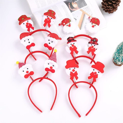 Рождественский детский креативный ободок, подарок на день рождения