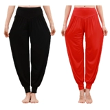 Фонарь для йоги, черные штаны для тренировок, сшит из модала, большой размер, свободный крой