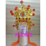 Буддийский идол поставляет Тайваньский сплав k Золотой мазу -мать -к защите шляпы богиня шляпа Мазу