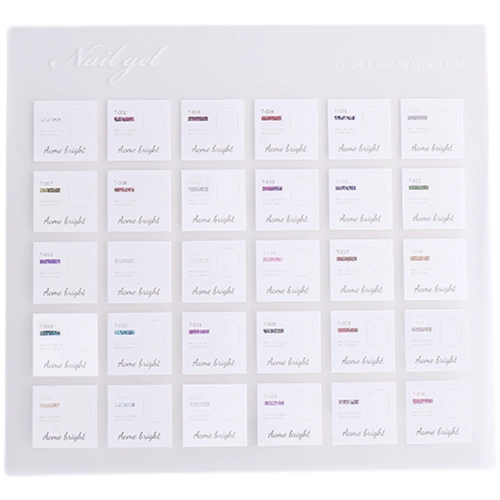 Блестки для ногтей, стенд для маникюра, прозрачный цветовой круг, фоторамка, акриловый лак для ногтей, Южная Корея, популярно в интернете