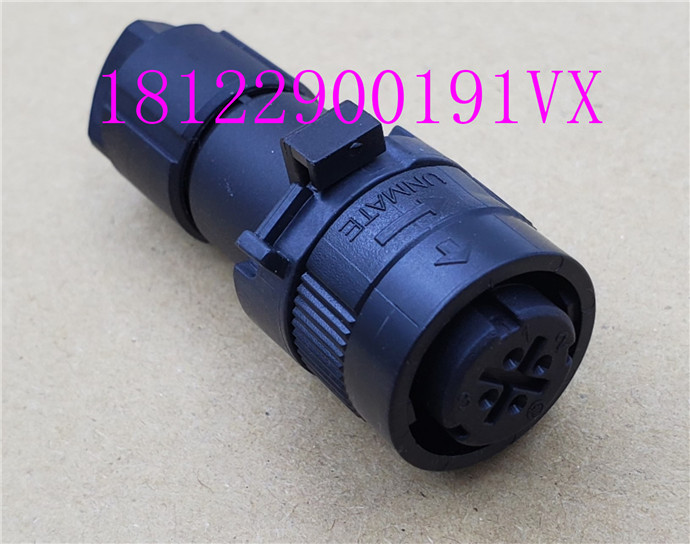 4-Core Straight Headfanuc  A06B-6114-K204 # S servo motor  Encoder line Connector / JAE10 core Plug