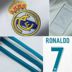 Real Madrid jersey 17-18-19 nhà nữ ngắn tay tùy chỉnh quần áo bóng đá phù hợp với 7th C Ronald đào tạo trẻ em Champions League nam găng tay bắt bóng thủ môn Bóng đá
