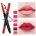 Lip liner bút son môi bút chống thấm nước kéo dài giữ ẩm đích thực không đánh dấu tranh móc môi bút chì màu nude mờ - Bút chì môi / môi lót