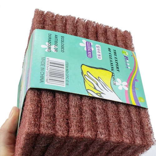 Baijie ткань для мытья ткань Дом кухня содержит золотую губку с губкой макроса, и роликовая дыня не приклеивает масло, чтобы очистить тряпку