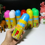 Реалистичный стеклянный белый шаблон из пены, со снежинками