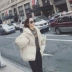 Chống mùa Hàn Quốc phiên bản 2018 mùa đông mới xuống bông độn bánh mì quần áo phụ nữ đoạn ngắn fluffy bông áo khoác bông áo khoác dày áo áo phao ghi lê nữ đẹp Bông