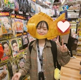 Странная тетя INS Soft Girl Японская девочка Сердце Лин Сяою, милый карп голова, сфотографировать Потальный Потальный опора