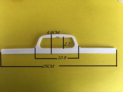 Пластиковая упаковка, белая экологичная ручка