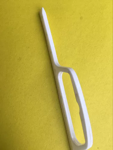 Пластиковая упаковка, белая экологичная ручка