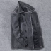 Công nghiệp nặng giặt áo khoác da Hained cũ lớp da bò đầu tiên nam da dài áo gió retro Nhật Bản áo khoác thủy triều - Quần áo lông thú