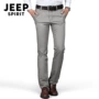 JEEP mới thường xuyên quần dài nam rộng thẳng kinh doanh quần nam kích thước lớn mùa xuân và mùa hè quần dài nam - Quần quần jeans nam