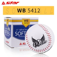 Bóng chày mềm chính hãng STAR Thế giới bóng chày Softball WB5412 Hard Softball Hard 12 Inch Softball Soft - Bóng chày 	quả bóng chày da cứng	