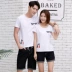 Cha mẹ và con mặc mùa hè 2018 gia đình mới của ba bốn- gia đình nhà bông ngắn tay t- shirt Hàn Quốc phiên bản của cặp vợ chồng phù hợp với