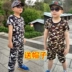 Trẻ em Ngụy trang Nam và Nữ Đặt học sinh mùa hè Trại hè Dịch vụ huấn luyện quân sự ngoài trời shop đồ trẻ em Quần áo ngoài trời cho trẻ em
