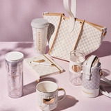 Starbucks, платиновая стеклянная трубочка, стакан, градиент