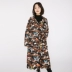 Ti series ● giảm giá thương hiệu dành cho nữ 2018 mùa đông phiên bản Hàn Quốc mới của áo khoác màu ngụy trang xuống áo khoác ngoài đầu gối Xuống áo khoác