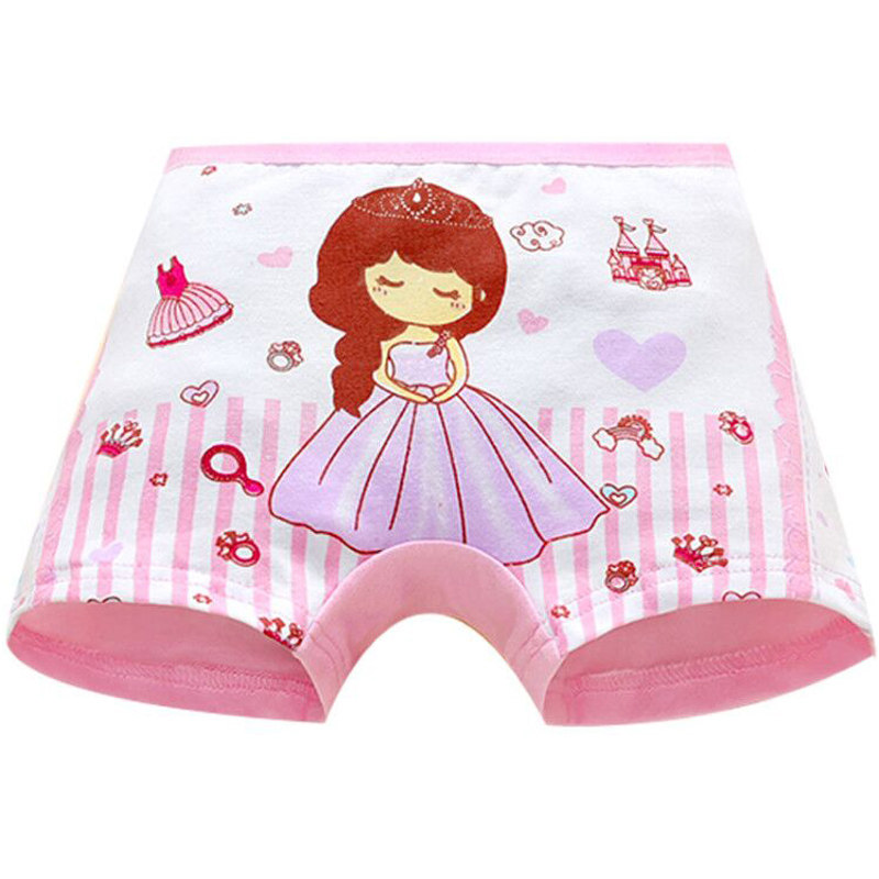 儿童内裤女童纯棉平角裤小女孩中大童短裤宝宝婴儿三角裤头1-3岁