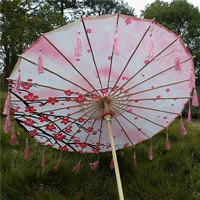 Liu Su Umbrella Pink Sakura большой диаметр 82 см.