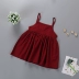 Váy cotton 2019 cho bé gái mùa hè trẻ em nước ngoài nữ dây đeo cho bé váy bé công chúa 0 1 tuổi 3 thủy triều 2 - Váy