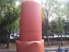 Кожаный мешок для воды 红泥沼气池沼气袋生态园养殖场大型加厚家用软体浮罩式沼气池设备