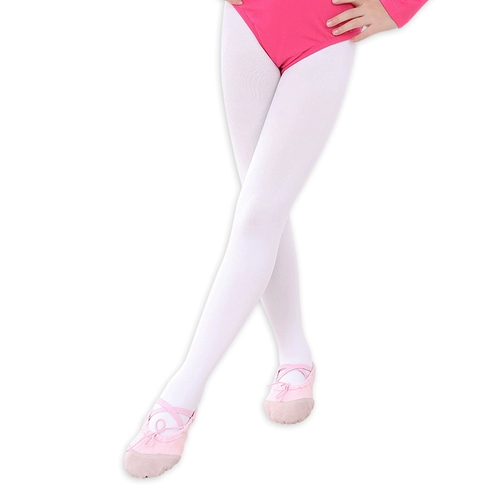 Осенние демисезонные колготки, белые танцующие носки, леггинсы, детские штаны, увеличенная толщина