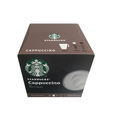 Кофе в капсулах starbucks/星巴克 卡布奇诺咖啡粉囊 120g(12粒)