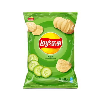 Чипсы Lay's картофельные со вкусом огурца 75г