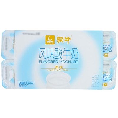 Йогурт Mengniu оригинальный 100г*8/набор
