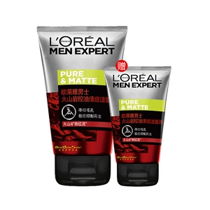 L'Oreal, очищающее молочко, крем для лица, контроль жирного блеска, анти-акне, 100 мл, 50 мл